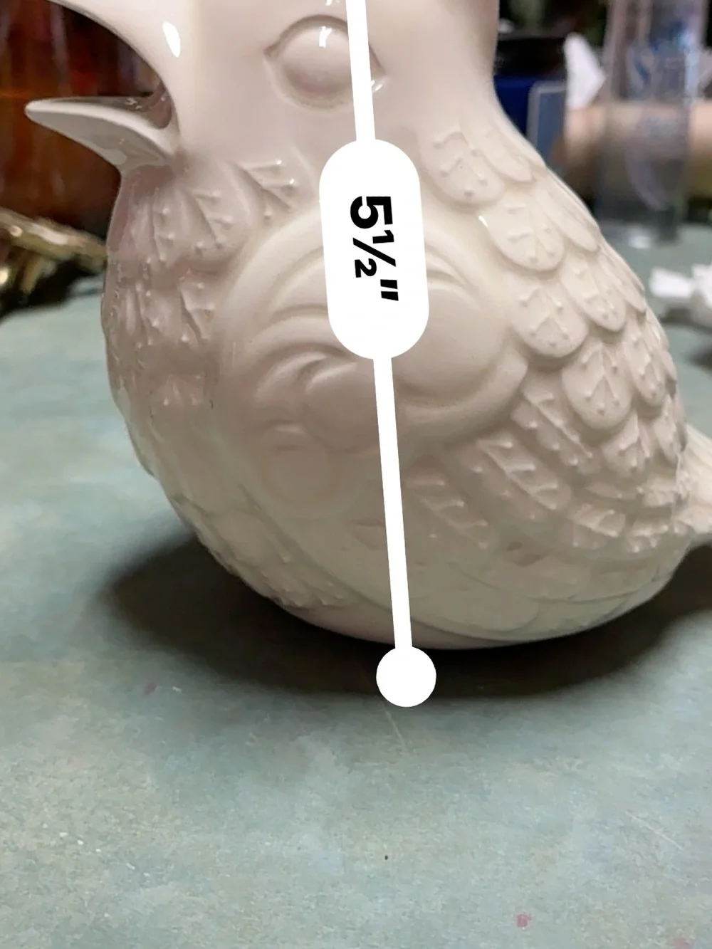 Cream Ceramic quail Bird Unbranded